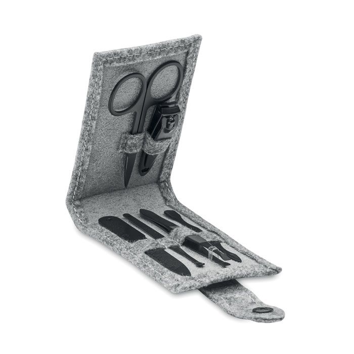 6-el zestaw manicure filc RPET – Gift Design