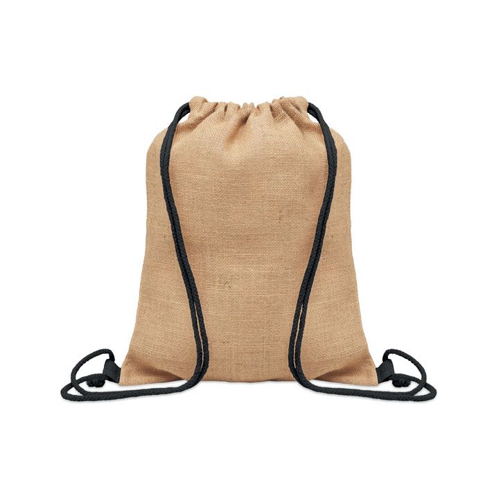 Jutowy worek ze sznurkiem – Gift Design