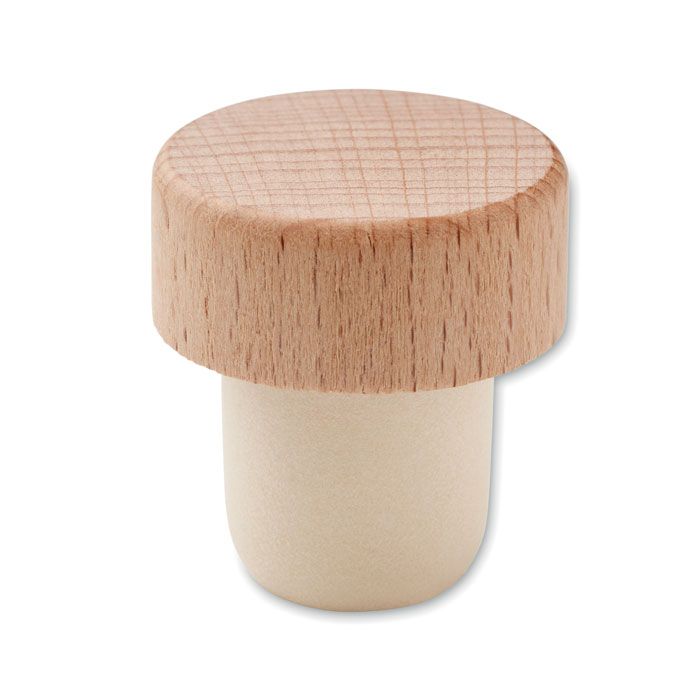 Korek do butelki z drewna bukow – Gift Design