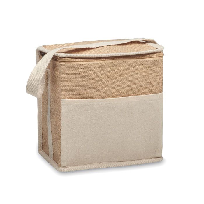 Jutowa i płócienna torba chłodz – Gift Design