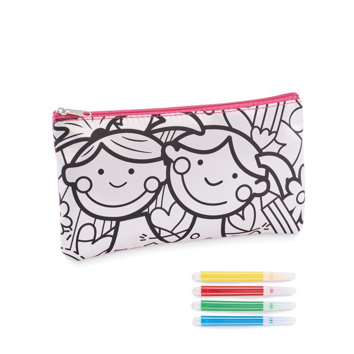 Piórnik z flamastrami – Gift Design