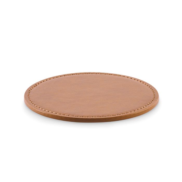 Okrągła podkładka z PU – Gift Design