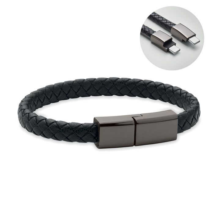 Pleciona bransoletka z USB-C – Gift Design