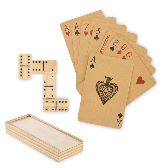 Zestaw domino i karty – Gift Design