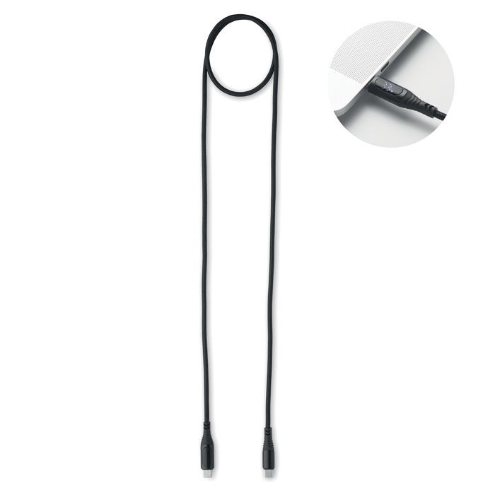 Kabel ładujący typ C, moc 100W – Gift Design