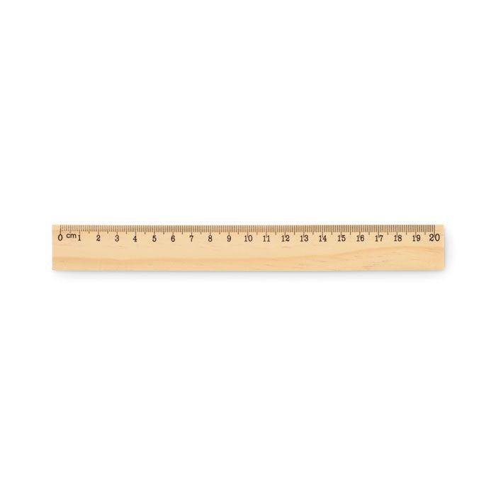 Drewniana linijka 20 cm – Gift Design