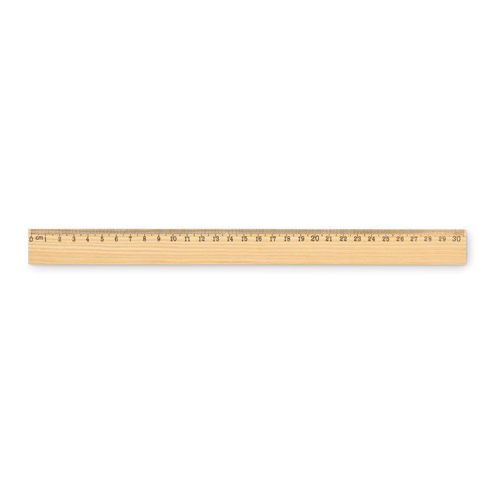 Drewniana linijka 30 cm – Gift Design