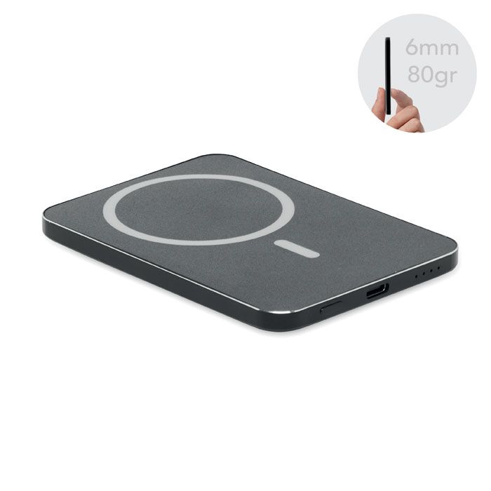 Smukły magnetyczny powerbank 20 – Gift Design