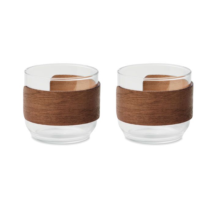 Zestaw szklanek do kawy z uchwy – Gift Design