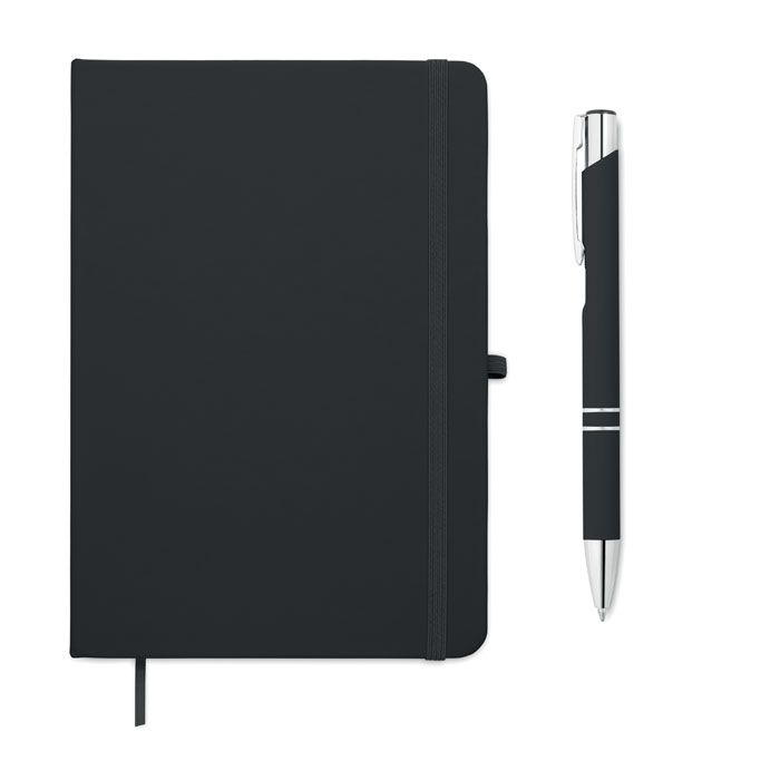 Zestaw notatników A5 z PU pocho – Gift Design