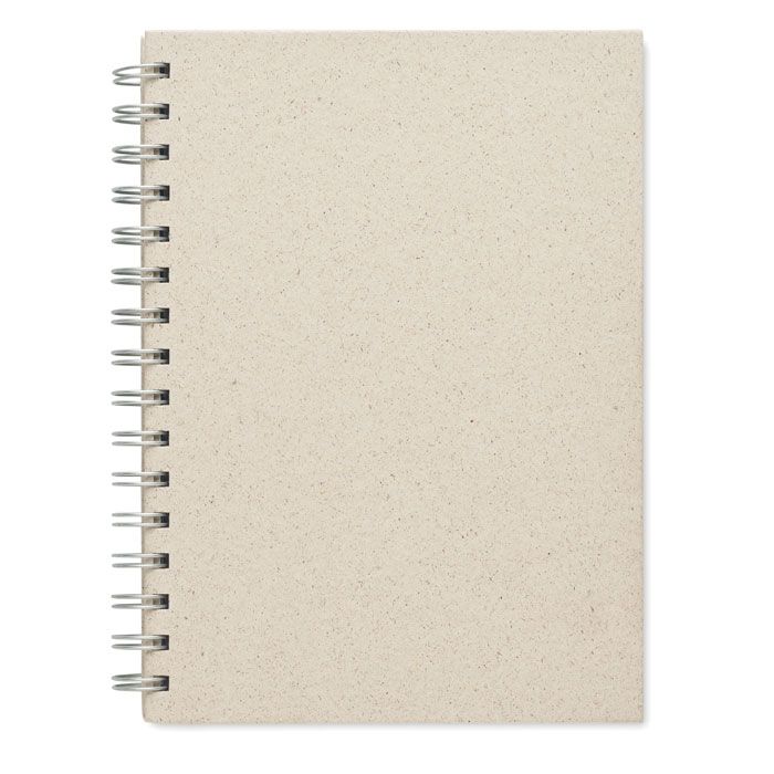 NotesA5 kratkę, papier z trawy – Gift Design