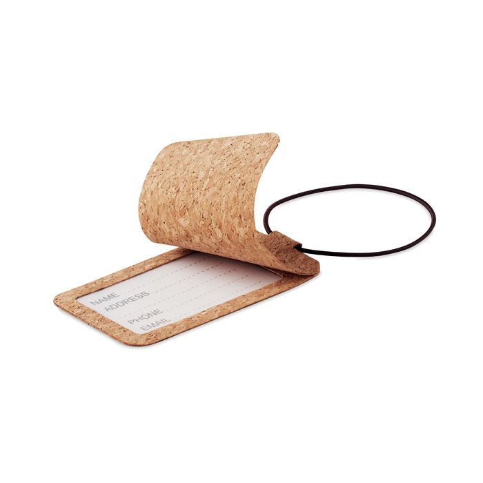 Korkowa przywieszka do bagażu – Gift Design