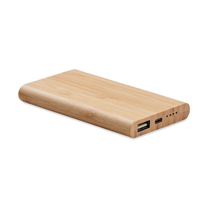 Bambusowy power bank 4000 mAh – Gift Design