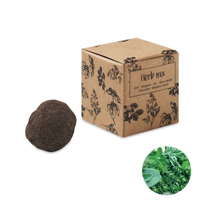 Kula z nasionami ziół – Gift Design