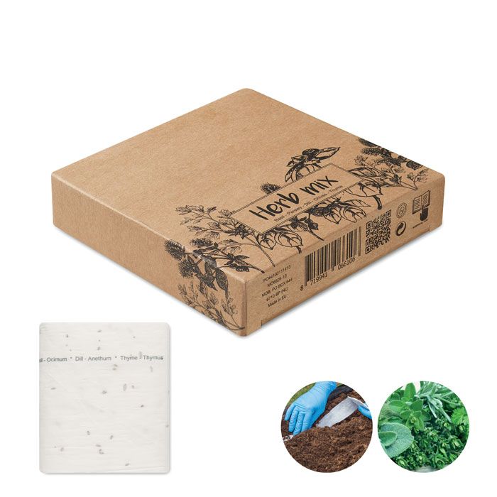 Taśma z nasionami ziół – Gift Design