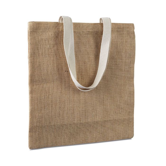 Jutowa torba na zakupy – Gift Design