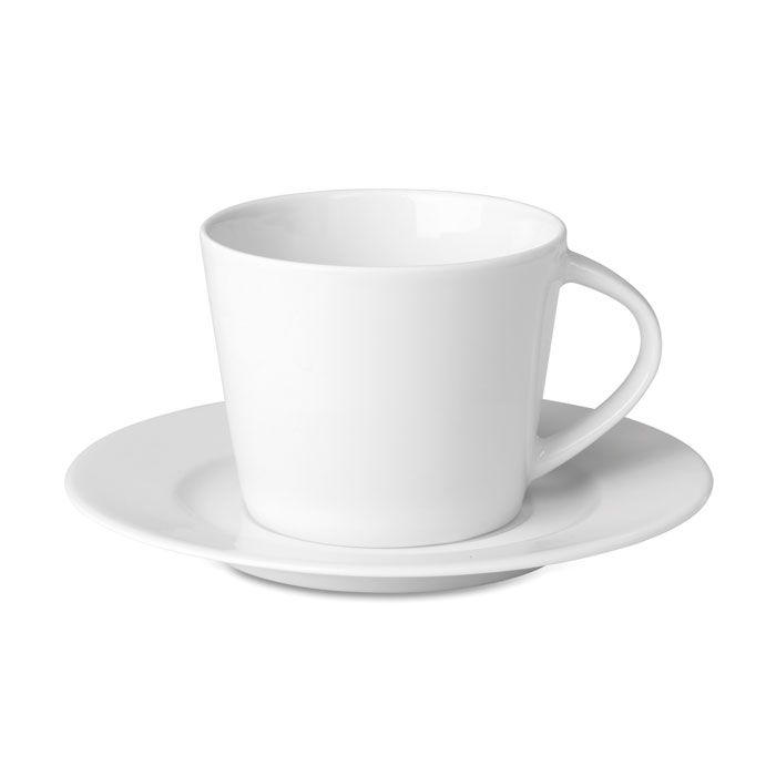 Kubek cappuccino i talerzykiem – Gift Design