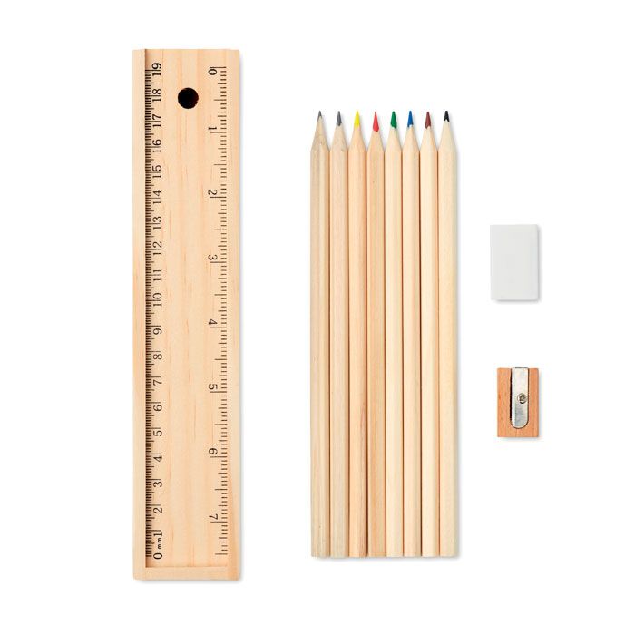 Zestaw kredek i ołówków – Gift Design