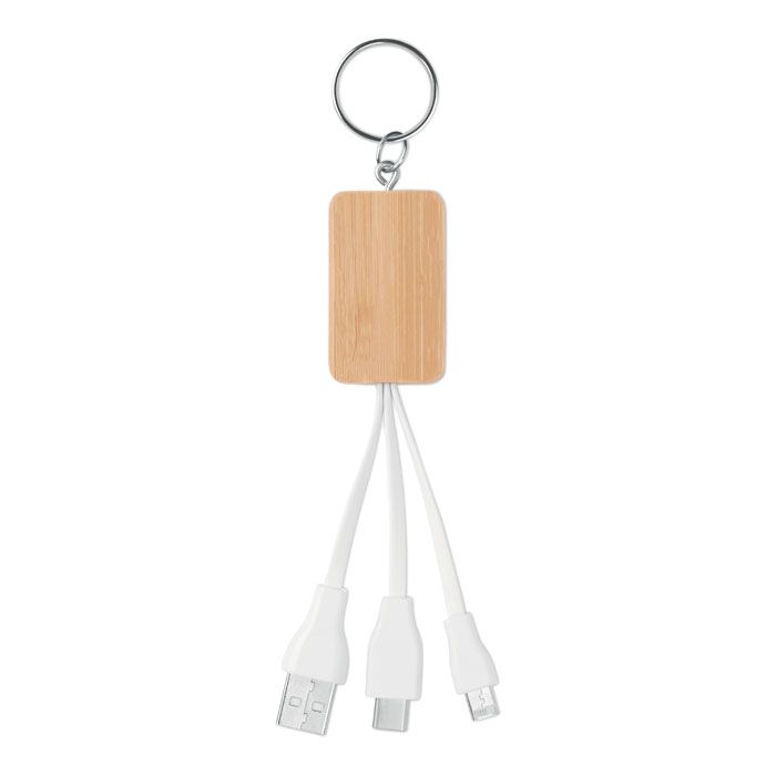 Bambusowy kabel 3 w 1 – Gift Design