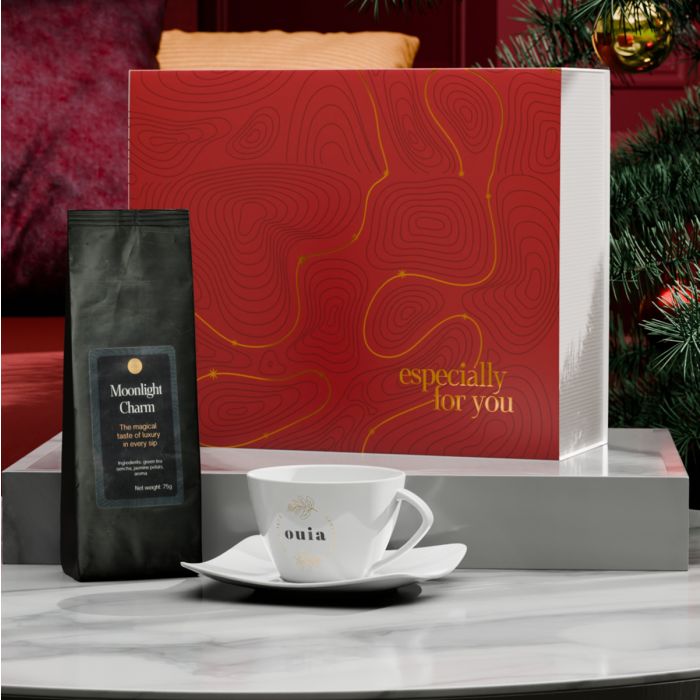 Porcelain BlissLuna EU Set + zielona herbata – Gift Design
