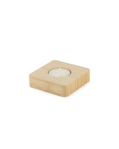 Świecznik bambusowy z tealightem LUMOS – Gift Design
