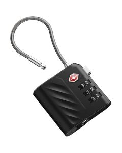 Zamek szyfrowy Xtorm Lock Tag TSA z funkcją lokalizacji-Czarny – Gift Design