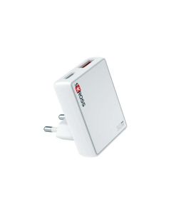 Ładowarka ścienna SKROSS® Slim 30 W (wersja europejska)-Biały – Gift Design