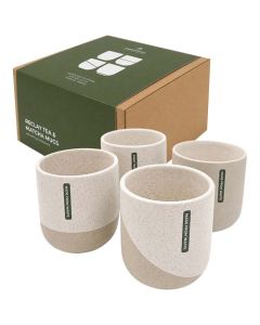 Zestaw kubków do herbaty i matchy Originalhome Reclay 350 ml -Biały – Gift Design