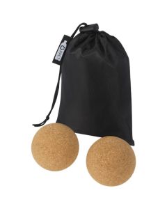Trikona zestaw 2 piłek do jogi-Naturalny – Gift Design