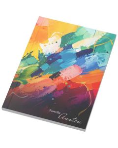 Notatnik A6 Novella Austen z miękką okładką, 50 kartek-Biały – Gift Design