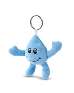 Pluszowa kropla wody, brelok | Droppero – Gift Design