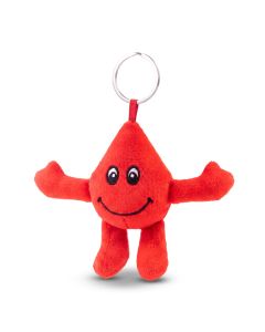Pluszowa kropla krwi, brelok | Sangino – Gift Design