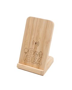Ładowarka-stojak na telefon Salanti, beżowy – Gift Design