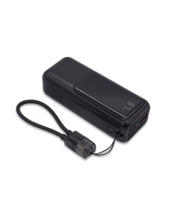 Power bank 10000 mAh 22,5W Flexipower, czarny – Gift Design