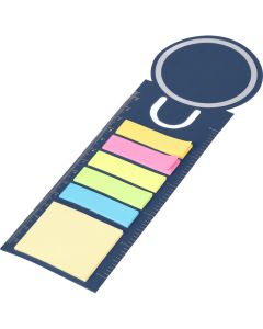 Zestaw do notatek, karteczki samoprzylepne, zakładka do książki, linijka, notatnik – Gift Design