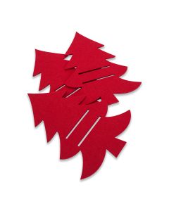 Filcowe kieszonki na sztućce Tweegy, czerwony – Gift Design