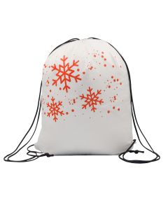 Worek na prezenty pod choinkę Glitter, biały – Gift Design