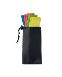 Zestaw 4 opasek fitness TPE – Gift Design