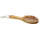 Cyril bamboo massaging hairbrush-Natural