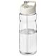 Bidon H2O Base® o pojemności 650 ml z wieczkiem z słomką-Biały