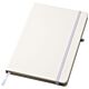 Polar A5 notebook with lined pages-Biały