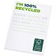 Desk-Mate® A7 recycled notepad-White