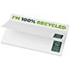 Karteczki samoprzylepne z recyklingu o wymiarach 127 x 75 mm Sticky-Mate®-Biały