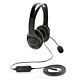 Over ear wired work headset