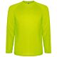 Męska koszulka sportowa Montecarlo z długim rękawem-Fluor Yellow