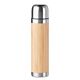 Double wall bamboo cover flask