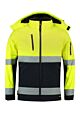 Bi-color EN ISO 20471 Softshell Softshell kurtka unisex