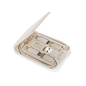 Stojak do telefonu z kablami do ładowania OLIN – Gift Design