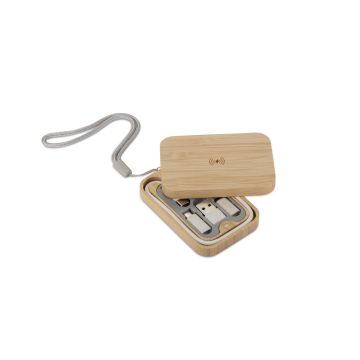 Zestaw kabli do ładowania z ładowarką indukcyjną BUMO – Gift Design