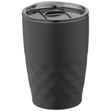 Kubek termiczny Geo 350 ml z izolacją próżniowo miedzianą-Czarny – Gift Design